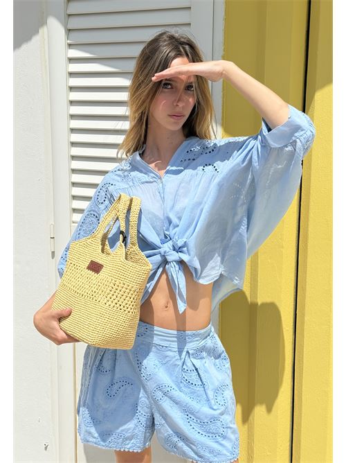 Short in pizzo san gallo DIECI MINUTI | FB666P93R21Q1